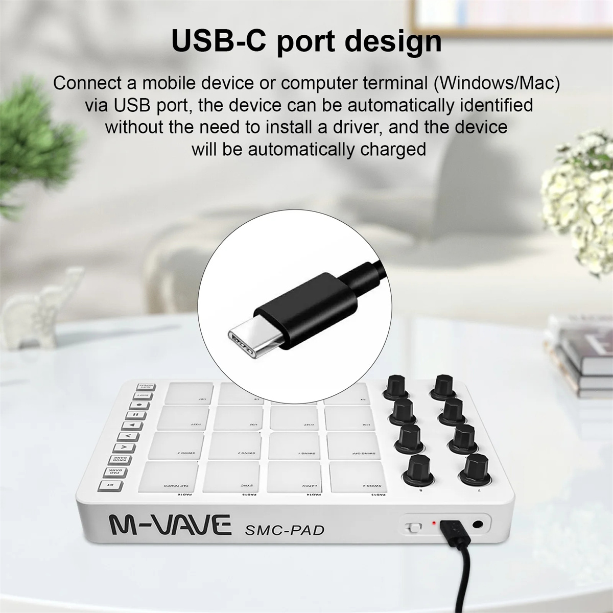 Controlador MIDI Inalámbrico M - Midi Controller Pad reseña y precio