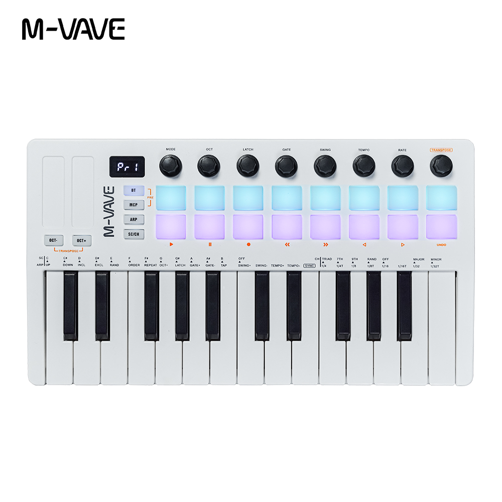 Controlador de Teclado MIDI Bl - Midi Controller Pad reseña y precio